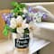 ArtSkills® Large Galvanized Metal Bucket with Chalkboard Panel, 3ct.